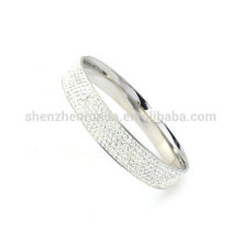 Мода классический Блестящий белый кристалл браслет 10 мм для женщин индийский